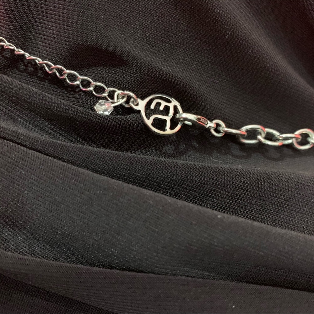 Multi Layer Silver Look Necklace - image 2